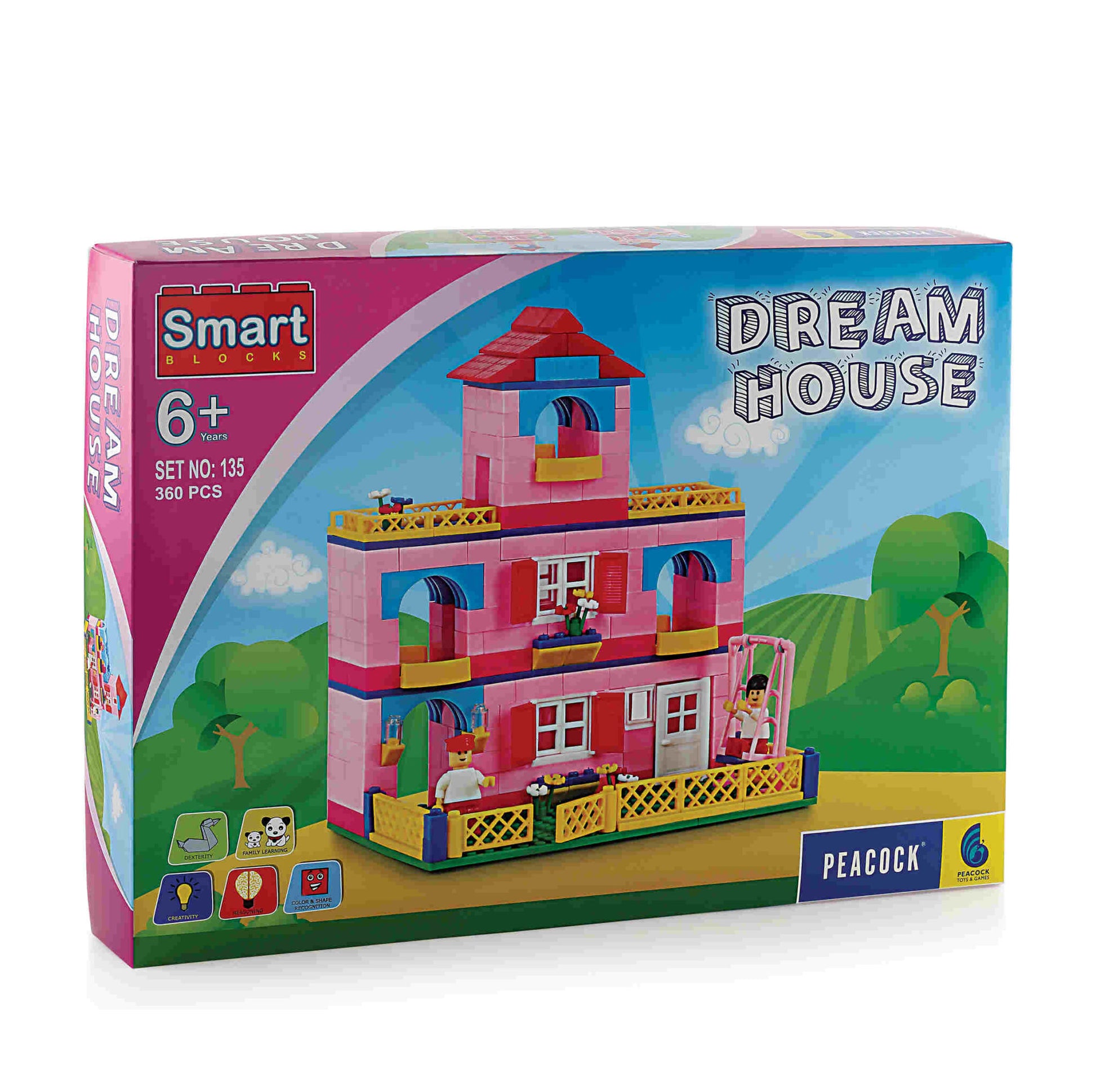 Smart Blocks Dream House 135 Building Blocks Set