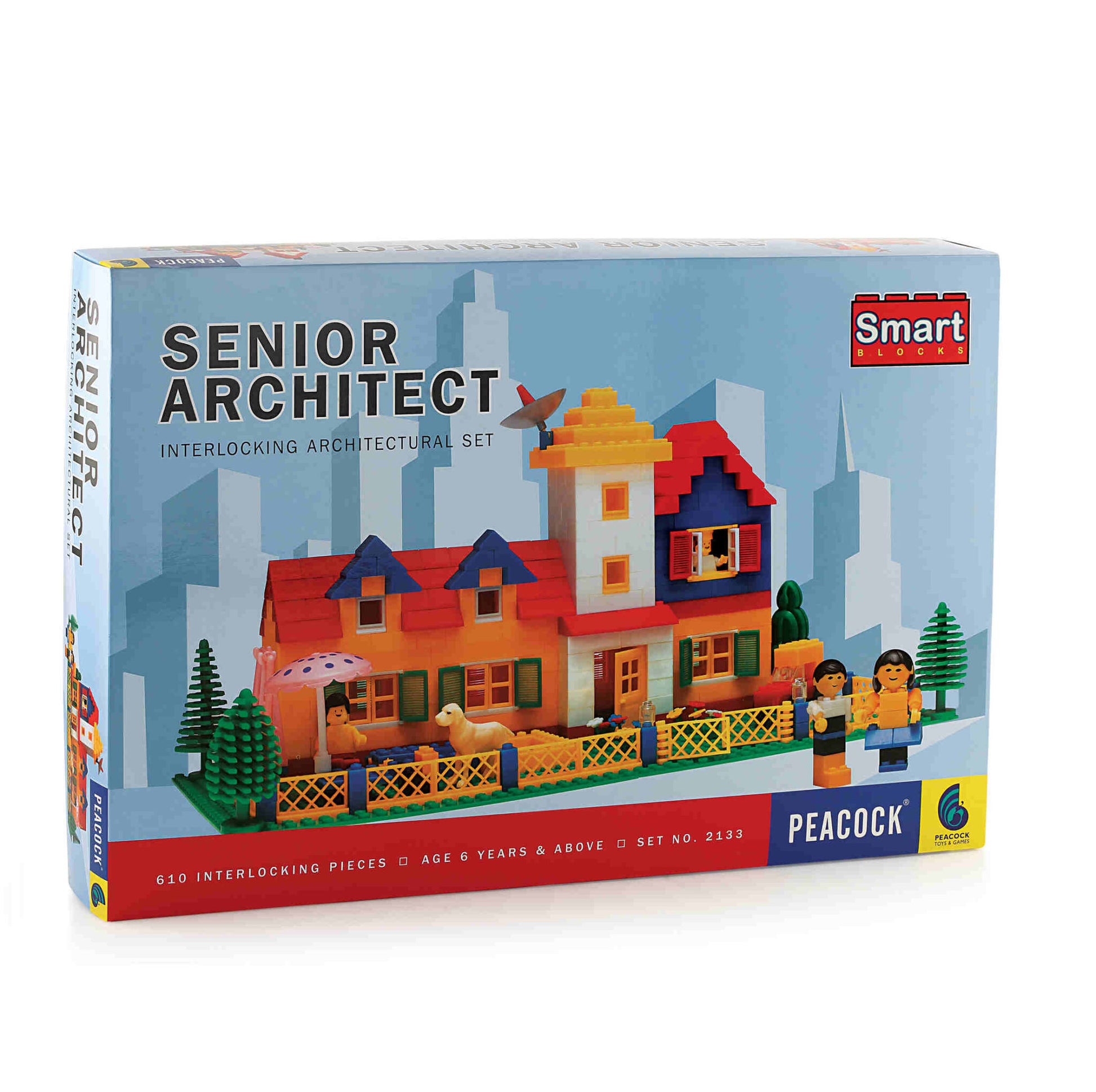 Peacock Senior Architect Block Set (Multicolor)