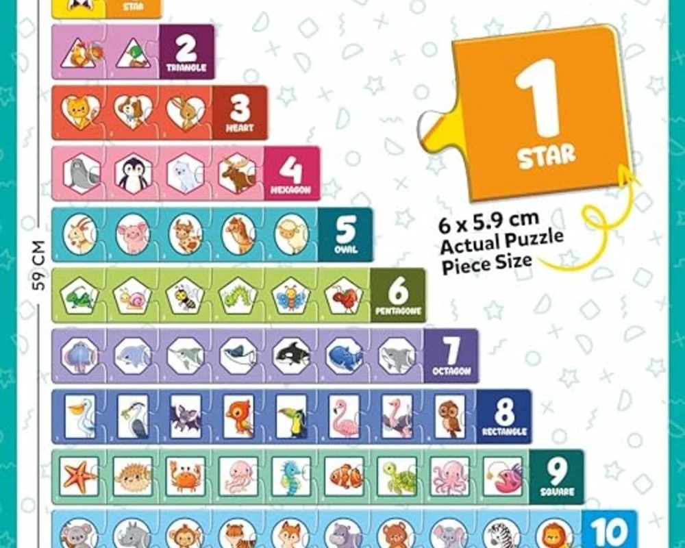 Shapes and Count Jigsaw Puzzles
