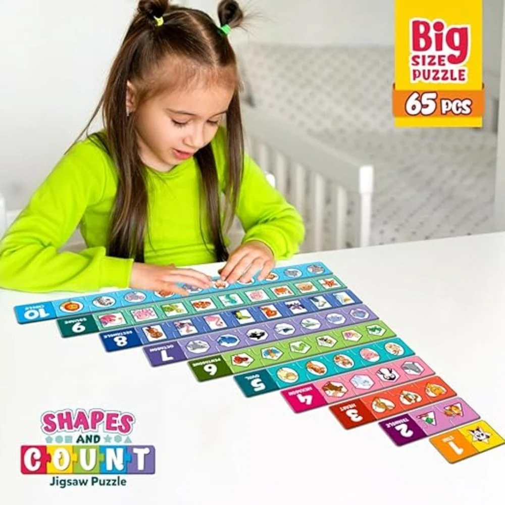 Shapes and Count Jigsaw Puzzles