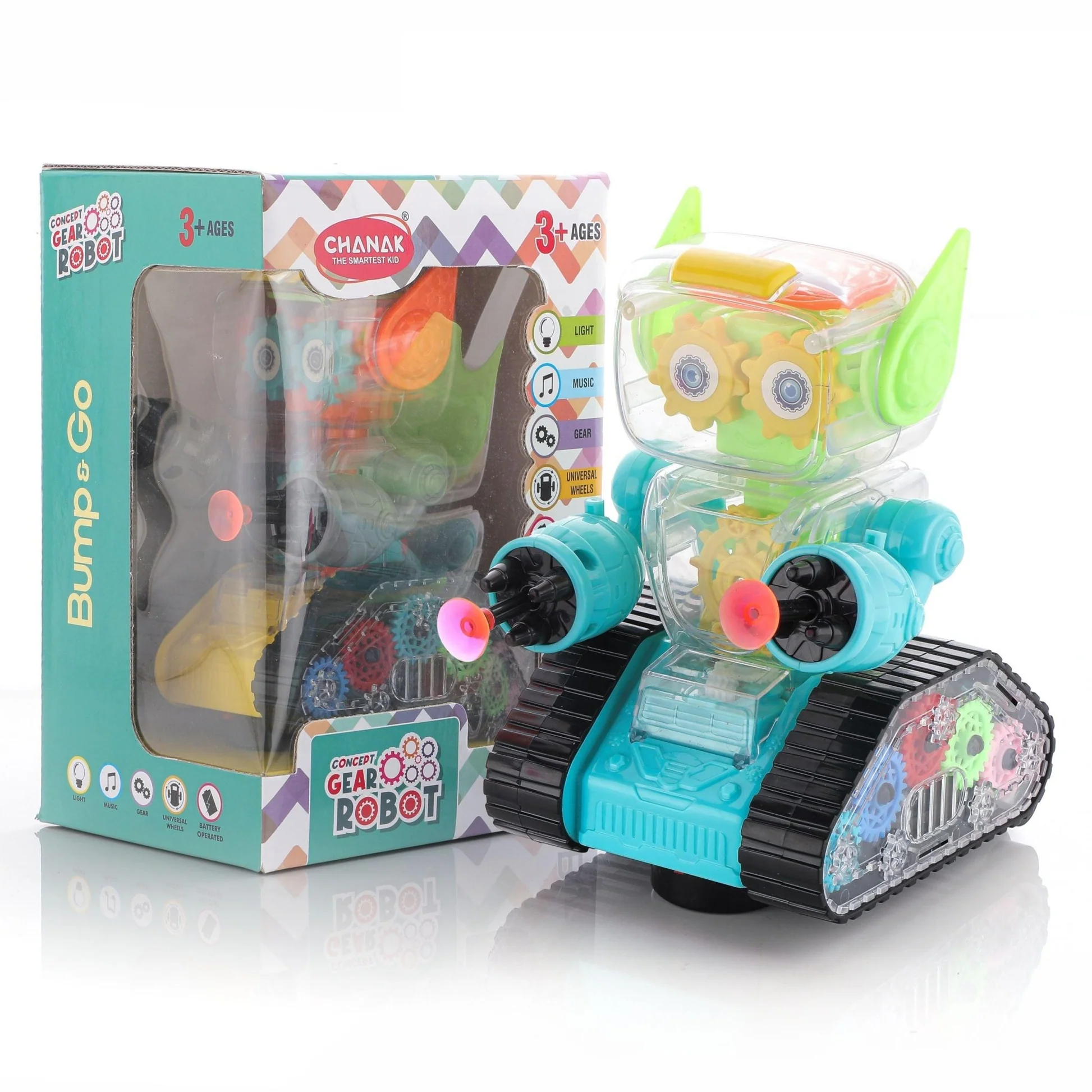 Chanak Gear Robot Car for Kids
