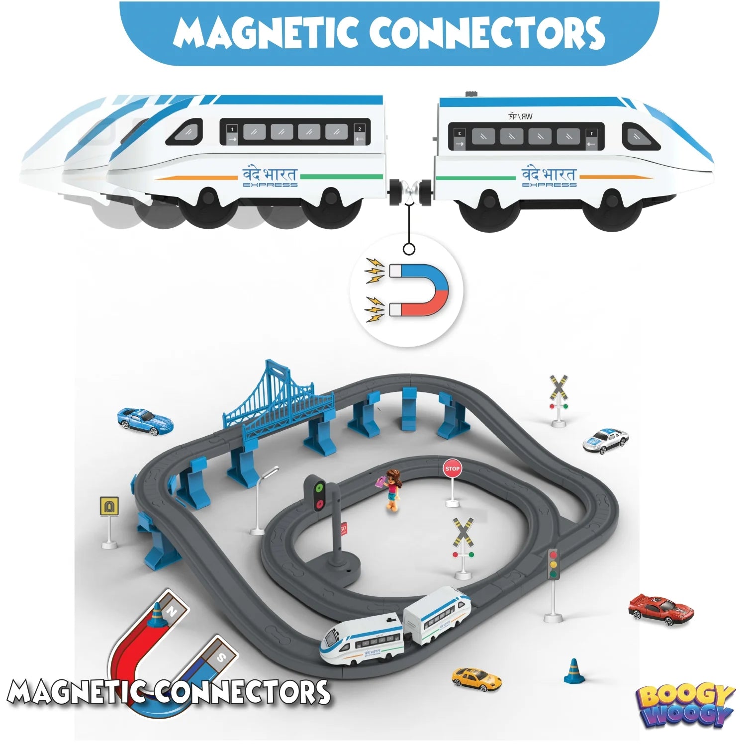 BOOGYWOOGY Bharat Express (77 Pcs)